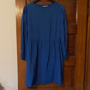 Lacausa Blue Long Sleeve Dress